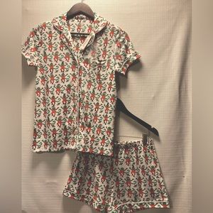 NWT ROLLER RABBIT MONKEY MAS POLO PAJAMA SET SIZE XS